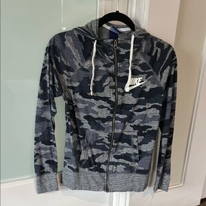 Nike Camo Zip-Up Hoodie